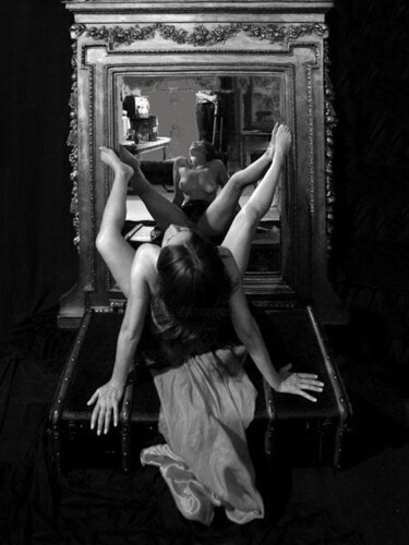 Photographie intitulée "Miroir  16" par Anton Solomoukha, Œuvre d'art originale