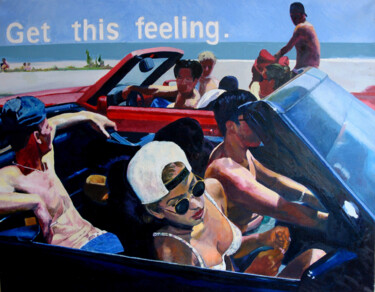 Pintura titulada "Get This Feeling" por Anton Terziev, Obra de arte original, Oleo