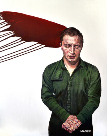 Картина под названием "Imagine I" - Anton Terziev, Подлинное произведение искусства, Масло