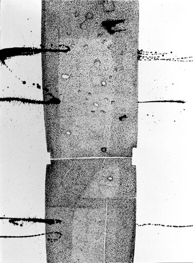 Drawing titled "Column (I-IV)" by Anton Terziev, Original Artwork, Ink