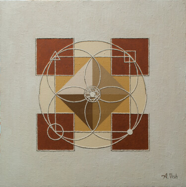 绘画 标题为“Square of Fortune” 由Anton Vishnevsky (A. Vish), 原创艺术品, 油