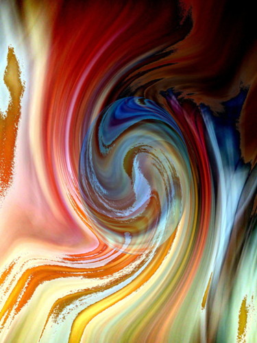 Arts numériques intitulée "swirl-of-erosion.jpg" par Anton Winzer, Œuvre d'art originale, Travail numérique 2D