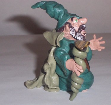 Sculpture titled "Ireman Wizard" by Anton Nichols, Original Artwork, Other