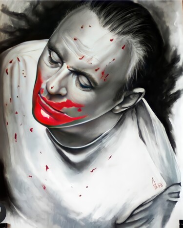 Dibujo titulada "Hannibal" por Antonella Elleri, Obra de arte original, Pastel
