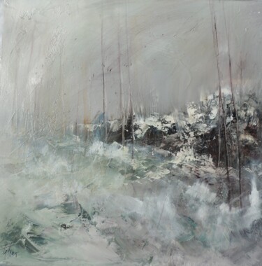 Peinture intitulée "Grigio 2" par Antonella Felzines (Felenzi), Œuvre d'art originale, Acrylique Monté sur Châssis en bois