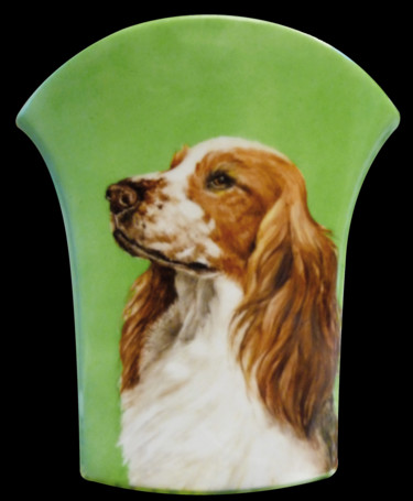 Pittura intitolato "vaso-cane.jpg" da Antonella Guarneri, Opera d'arte originale