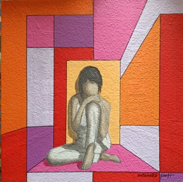 Картина под названием "DREAM WOMEN COLLECT…" - Antonella Preti, Подлинное произведение искусства, Акрил Установлен на Деревя…