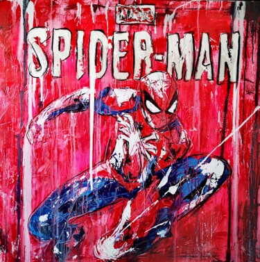 Peinture intitulée "Marvel Spiderman Pr…" par Antoni Dragan, Œuvre d'art originale, Acrylique