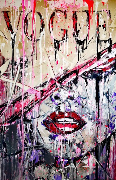 Pintura titulada "Vogue progressive m…" por Antoni Dragan, Obra de arte original, Acrílico Montado en Bastidor de camilla de…