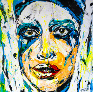 Malarstwo zatytułowany „Gaga (framed)” autorstwa Antoni Dragan, Oryginalna praca, Akryl