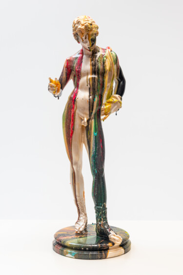 Skulptur mit dem Titel "The Men" von Antoni Dragan, Original-Kunstwerk, Stein