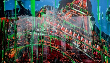 Картина под названием "Athens, Berlin and…" - Antoni Dragan, Подлинное произведение искусства, Акрил