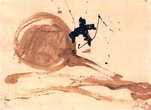 Painting titled "SUIT DE CAMPINS T-4" by Antoni Tàpies, Original Artwork