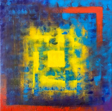 Malerei mit dem Titel "“Colores primarios”" von Antoni Truqué, Original-Kunstwerk, Acryl