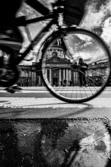 Fotografía titulada "Bicycle Race in Par…" por Antonin Borie, Obra de arte original, Fotografía digital