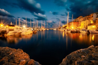 Fotografie getiteld "Old port, post card…" door Antonin Borie, Origineel Kunstwerk, Digitale fotografie