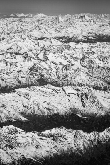 Photography titled "Mer de montagnes" by Antonin Borie, Original Artwork, Digital Photography