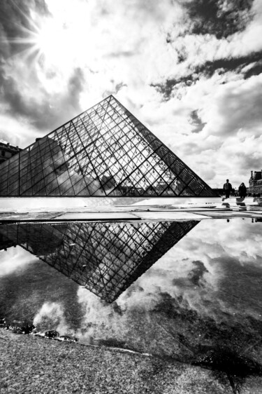 Fotografie getiteld "Double Pyramide" door Antonin Borie, Origineel Kunstwerk, Digitale fotografie