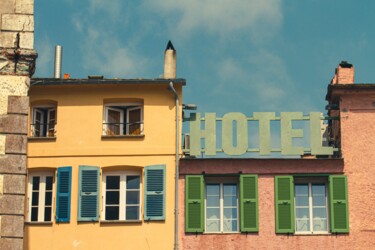 Photography titled "Hôtel de la poste" by Antonin Borie, Original Artwork, Digital Photography