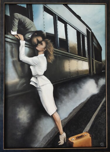 Картина под названием "Despedida" - Antonina Leshchenko, Подлинное произведение искусства, Масло