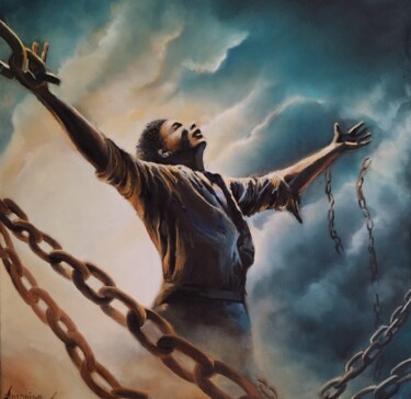 Картина под названием "Freedom" - Antonina Leshchenko, Подлинное произведение искусства, Масло Установлен на Деревянная рама…