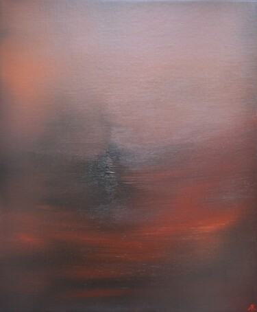 Картина под названием "Down" - Antonina Runovska, Подлинное произведение искусства, Масло Установлен на Деревянная рама для…