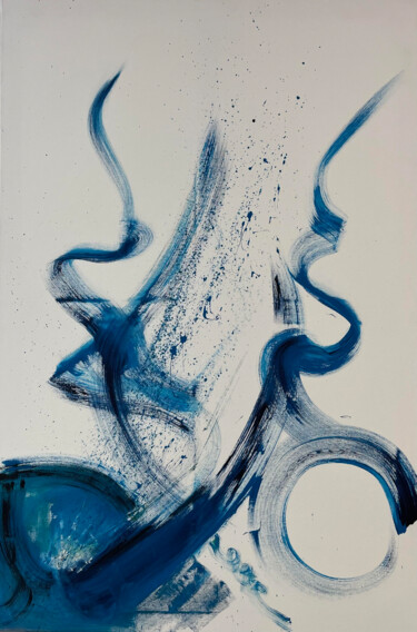 Painting titled "Water 03" by Antonino Siragusa, Original Artwork, Acrylic