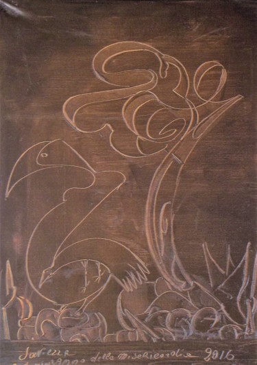 Pittura intitolato "MISERICORDIA" da Saviezza, Opera d'arte originale, Olio