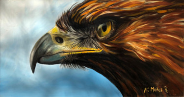 Painting titled "Aguila_Imperial.jpg" by Antonio Muñoz Rodríguez, Original Artwork, Oil