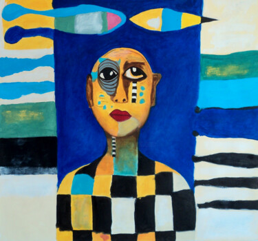 Pintura titulada "Sensación abstracta" por Antonio Abril, Obra de arte original, Oleo