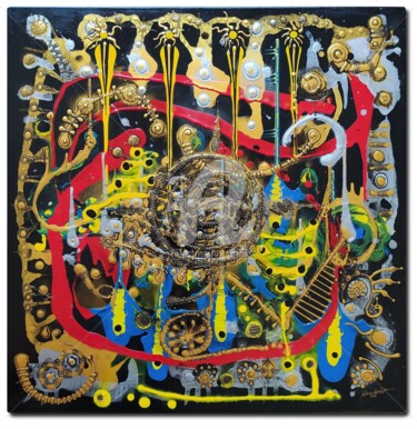 Pintura intitulada "From God, Enigma 777" por Antonio Alba Dias (Di.Albano), Obras de arte originais, Acrílico Montado em Ar…