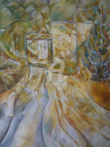 Peinture intitulée "GRAND VERLY" par Almodovar Antonio, Œuvre d'art originale, Huile Monté sur Châssis en bois