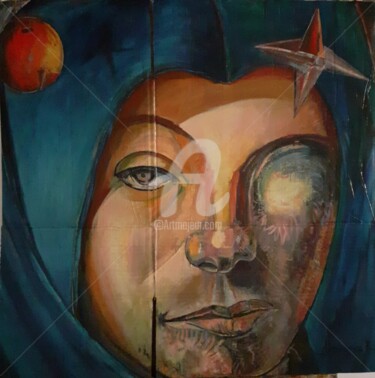 Ζωγραφική με τίτλο "Our revels now are…" από Almodovar Antonio, Αυθεντικά έργα τέχνης, Λάδι Τοποθετήθηκε στο Ξύλινο φορείο σ…