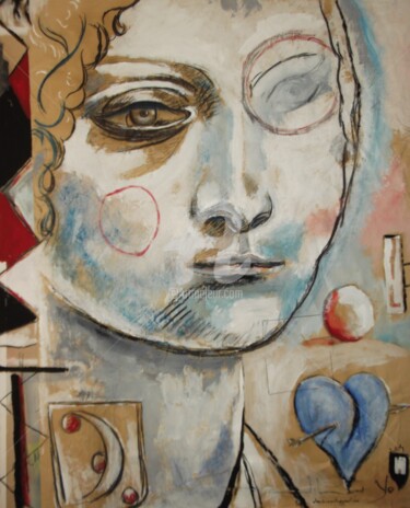 Peinture intitulée ""La Strada 54"" par Almodovar Antonio, Œuvre d'art originale, Acrylique Monté sur Châssis en bois