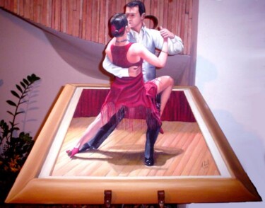 Pintura intitulada "Tango" por Antonio Ariel Teixeira Filhoi, Obras de arte originais, Óleo