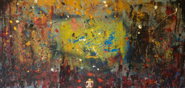 Painting titled "The Golden Number" by Antonio Bagia, Original Artwork, Acrylic