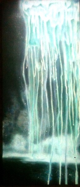 Pittura intitolato "Ice Cascade" da Antonio Bagia, Opera d'arte originale, Spray