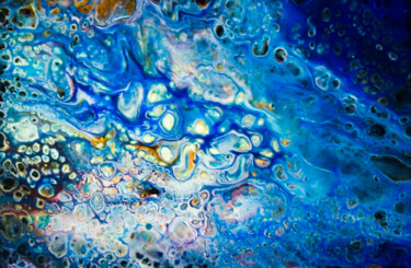 Malerei mit dem Titel "Phytoplankton" von Antonio Bagia, Original-Kunstwerk, Acryl