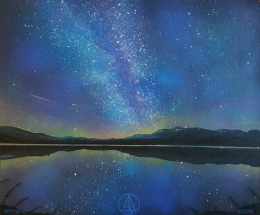"Stargazing" başlıklı Tablo Antonio Bagia tarafından, Orijinal sanat, Akrilik