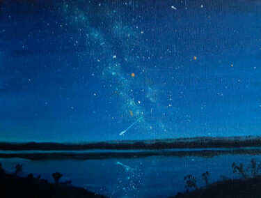 Peinture intitulée "StarLake" par Antonio Bagia, Œuvre d'art originale, Acrylique