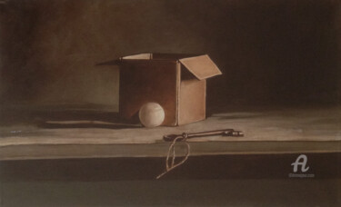Pittura intitolato "la-chiave.jpg" da Antonio Cantiello (Cantiello Antonio), Opera d'arte originale