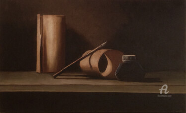 Pittura intitolato "calamaio.jpg" da Antonio Cantiello, Opera d'arte originale