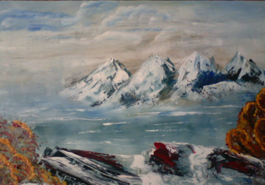 Pittura intitolato "mare e vita" da Antonio Cariola, Opera d'arte originale