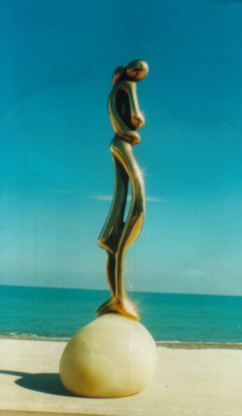 Sculpture intitulée "INTIMITA'" par Antonio Cersosimo, Œuvre d'art originale