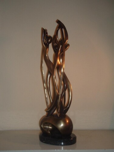 Sculpture titled "Inno" by Antonio Cersosimo, Original Artwork, Metals