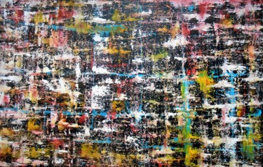 Pintura intitulada "En busca del color" por Antonio Doreste, Obras de arte originais, Acrílico Montado em Painel de madeira