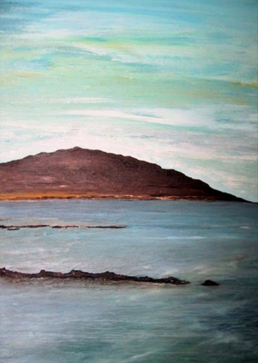 Malerei mit dem Titel "Punta de Jandia" von Antonio Doreste, Original-Kunstwerk, Acryl