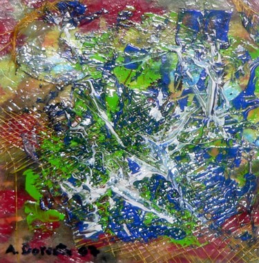 Peinture intitulée "Redes" par Antonio Doreste, Œuvre d'art originale, Autre