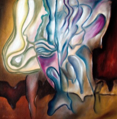 Pintura intitulada "Mistérios da luz" por Antonio Guimaraes, Obras de arte originais, Óleo