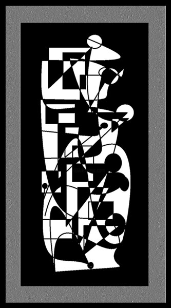 Digital Arts titled "CUBO-2" by Antonio Guimaraes, Original Artwork, Digital Print